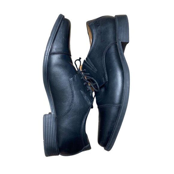 CLARKS MEN'S BLACK WHIDDON CAP TOE OXFORDS SZ 11.5 - Picture 3 of 10